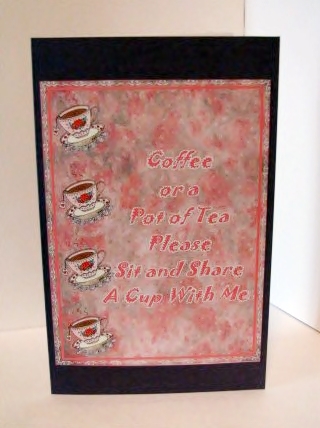 Tea and Roses Background by Barbara Hiebert