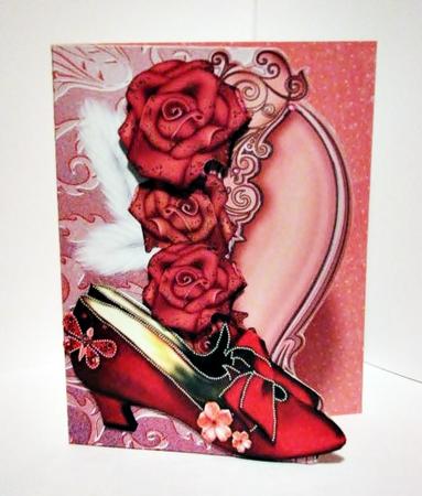 Marie Antoinette Shoes Over the Side by Barbara Hiebert