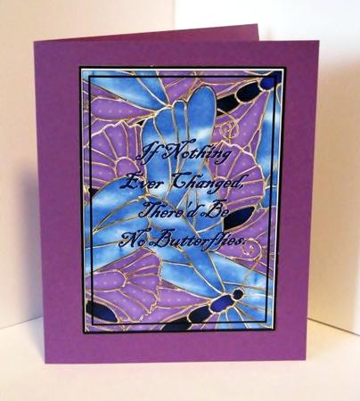 A4 Background Butterflies by Barbara Hiebert