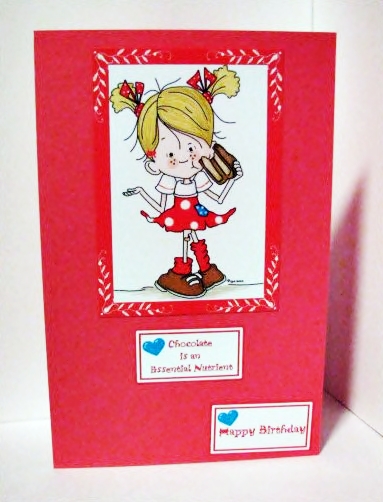 Crafty Bob's Sassy Cheryl Single: Sams Chocolate Cake by Barbara Hiebert