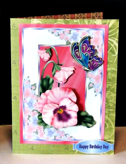 Pretty Pink Pansy by Barbara Hiebert