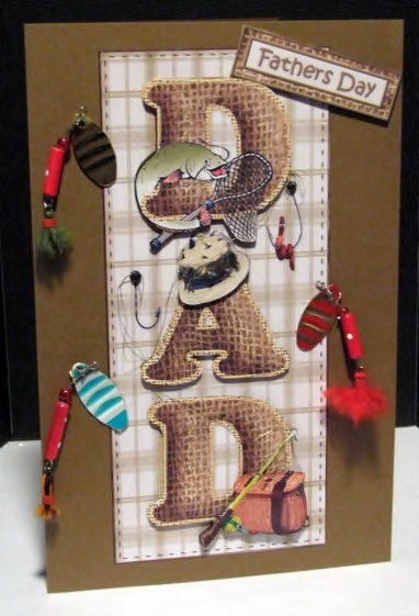 Dl Fishing Dad Birthday or Fathers Day by Barbara Hiebert