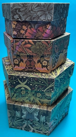 Masculine Nesting Boxes Set of 4 by Bea Stevens