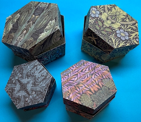 Masculine Nesting Boxes Set of 4 by Bea Stevens