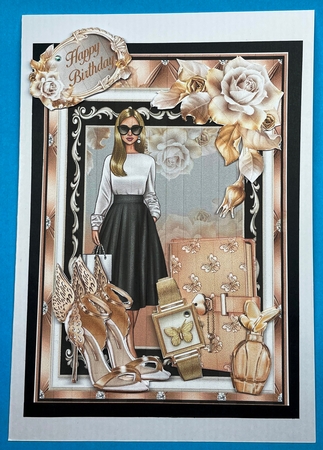 Gold Fashion Quick Card #1 by Bea Stevens
