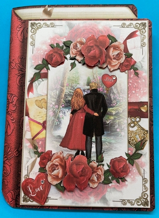 Book Of Romance 03 Shaped Mini Page Kit by Bea Stevens