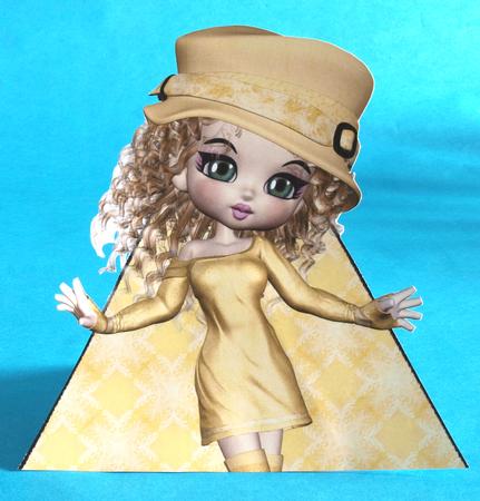 Emily Stand Up 3D Pyramid Card Kit by Bea Stevens