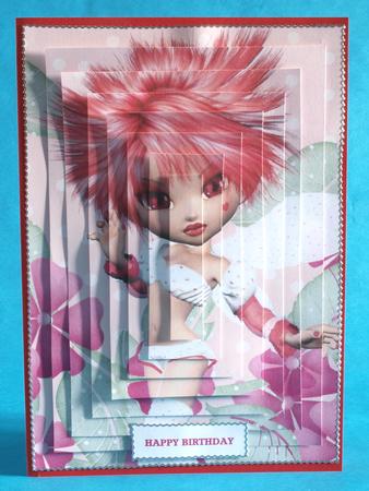 Cherry Pop Fairy A4 Pyramage Kit by Bea Stevens