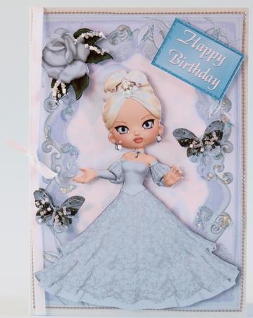 Little Lady in Silver Ball Gown by Bea Stevens