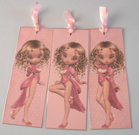 Elsa Set of Three Bookmarks by Bea Stevens