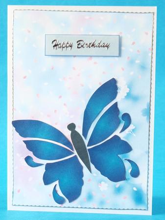 Deep-blue Turquoise Butterfly by Bea Stevens