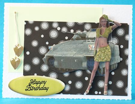 Tanks for the Memories Decoupage Sheet by Bea Stevens