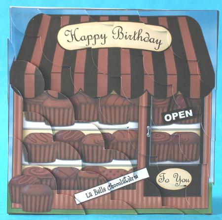 8 x 8 Little Chocolate Shop Scalloped Corner Kit by Bea Stevens