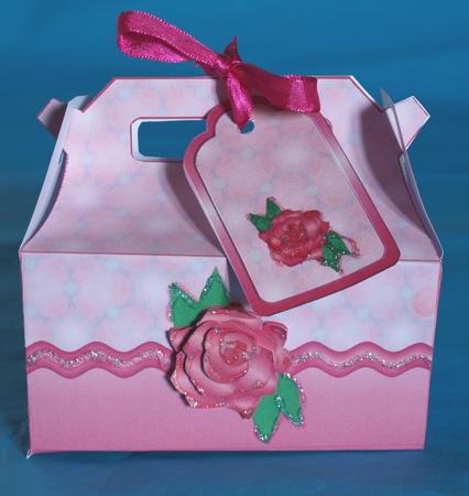 Pink Rose's Gift Box by Bea Stevens