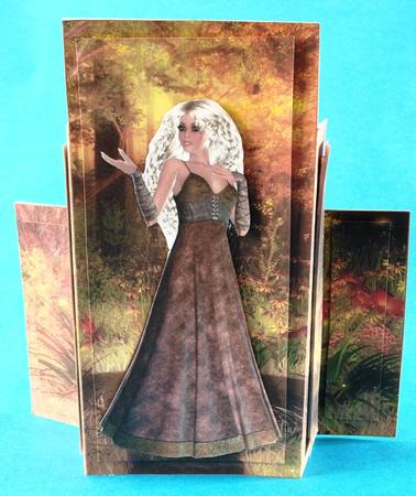 Woodland Princess Beautiful Scene Theater Fold Kit by Bea Stevens