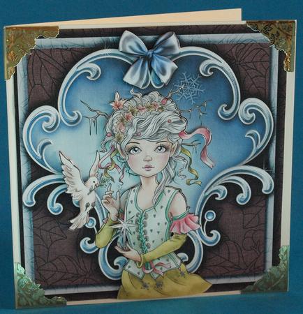 7.5 x 7.5 Card Topper Hope by Bea Stevens