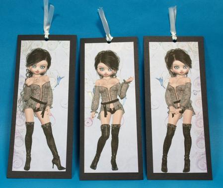 Meredith Set of Three Bookmarks by Bea Stevens