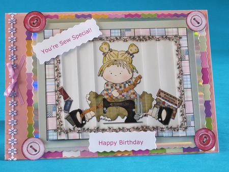 Little Miss Sewin' Side Stacker by Bea Stevens