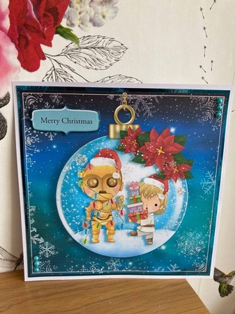 StarWars_Xmas Bauble_Card Front_9 by BECCY WILTON