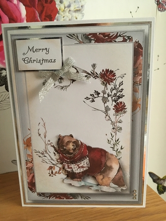 Winter Watercolour - Bear A5 by BECCY WILTON