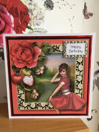 Retro Rita 8x8 by BECCY WILTON