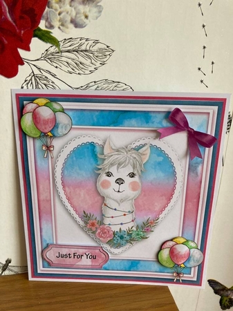 Happy birthday card with numbers by BECCY WILTON