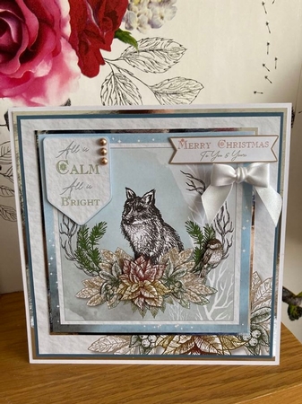 More Than Words Can Say Christmas 4 Card Front and Inserts Kit by BECCY WILTON