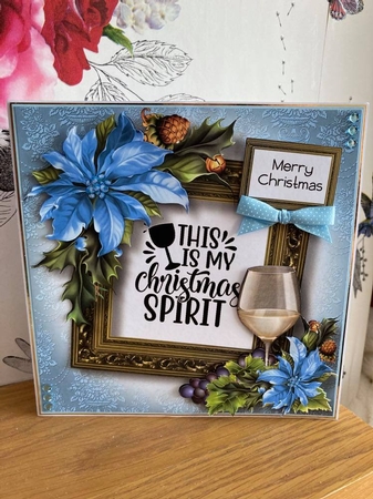 Christmas Wine Quote 3 by BECCY WILTON