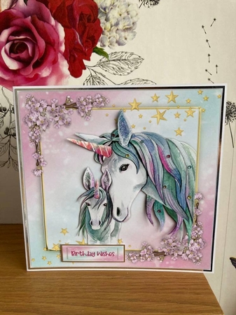 Gorgeous Multi Unicorn 3 by BECCY WILTON