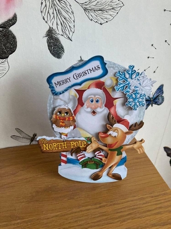 Surprised by Santa Snow Globe Mini Kit by BECCY WILTON
