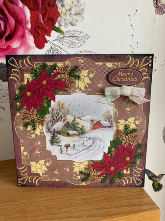 Vintage Snow Scene by BECCY WILTON