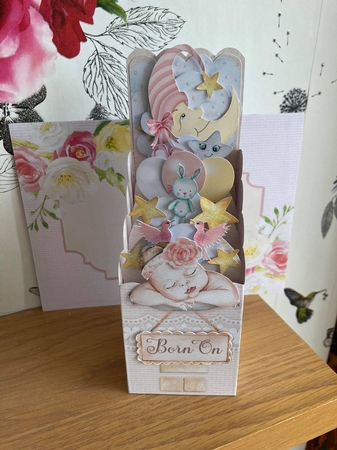 Sweet Dreams #1 Pop Up Box Card & Envelope Kit. by BECCY WILTON