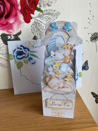 Sweet Dreams #2 Pop Up Box Card & Envelope Kit. by BECCY WILTON