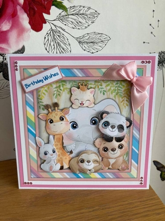 Have A Super Day 7x7  by BECCY WILTON