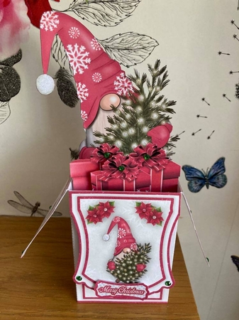 Nordic Gnome Large pop Up box #9 by BECCY WILTON