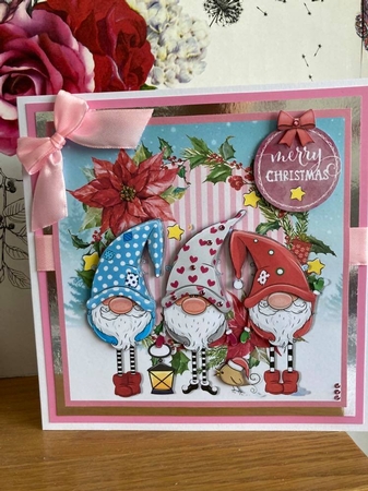 Three Christmas Gnomes by BECCY WILTON