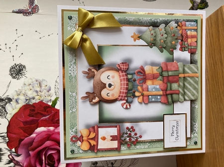 Stack Of Presents - Reindeer by BECCY WILTON