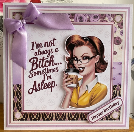 Uncork the wine card front 5 by BECCY WILTON