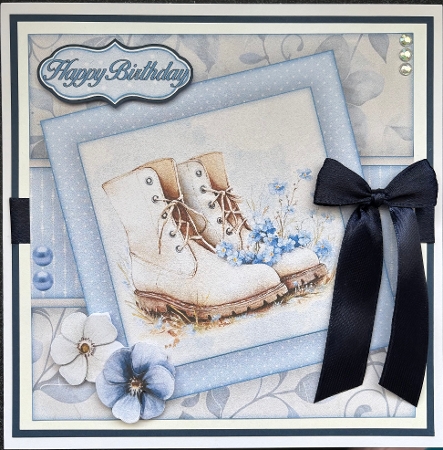 Spring Blues Mini Kit 7X7 by BECCY WILTON