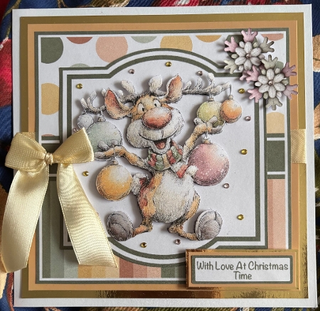 Quirky Reindeer #2 Mini Kit 7x7 by BECCY WILTON