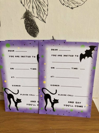 Spooky Halloween Invites by BECCY WILTON