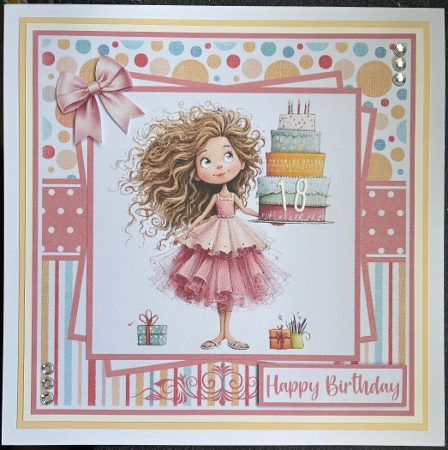 Birthday Girl #6 Mini Kit 7x7 (3) *Customer Request* by BECCY WILTON