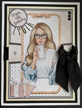 COFFEE GIRLS 5x7 by BECCY WILTON