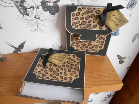 3D Animal Print Top Drawer Cds Gift Set Kit by BECCY WILTON