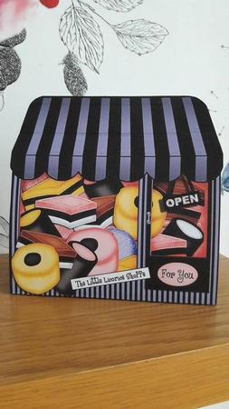 3D Little Liquorice Shop Treat or Favour Box Mini Kit by BECCY WILTON