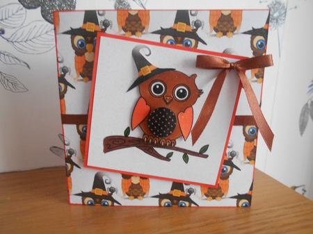 Halloween Owl Backing Sheet 1 by BECCY WILTON