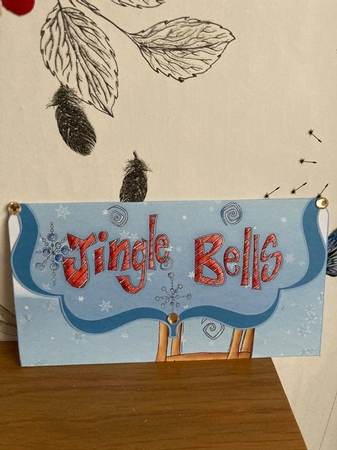 Reindeer Christmas Money Wallet / Voucher by BECCY WILTON