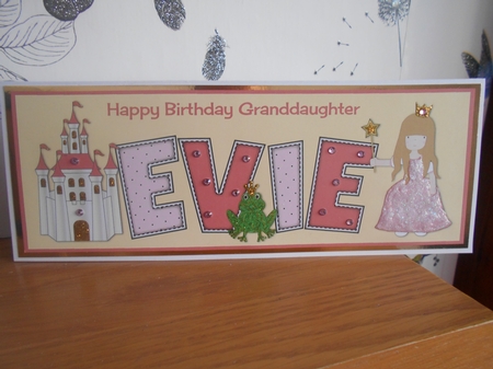 Little Princess Evie Granddaughter Large Dl by BECCY WILTON