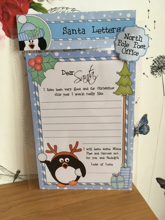 Xmas Pip Penguin Child's Santa Letter to and from Santa by BECCY WILTON