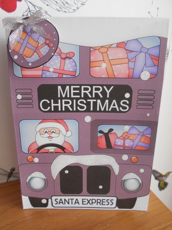 3D Christmas Santa Express Gift Bag Mini Kit by BECCY WILTON